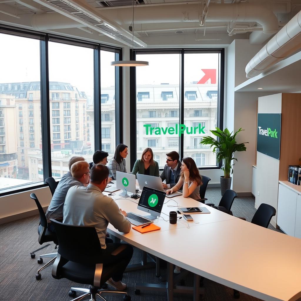 TravelPerk's modern office in Barcelona TravelPerk's modern office in Barcelona